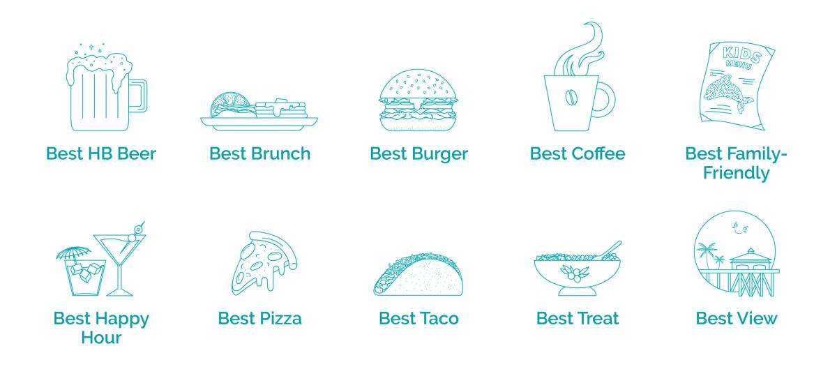 Foodie Award Categories