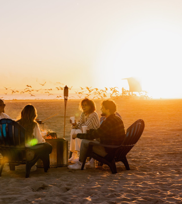 Hyatt Beach Bonfire