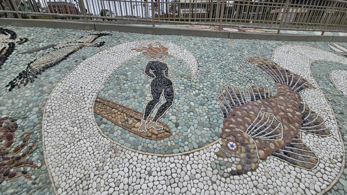 Beach Play Mosaic