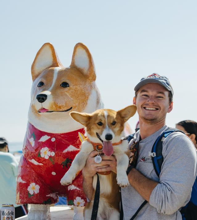 So Cal Corgi Beach Day in Huntington Beach