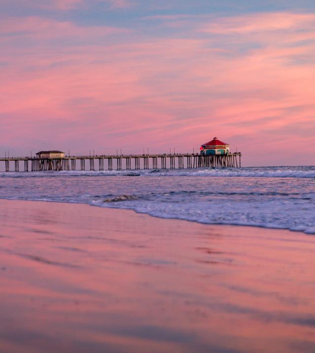 Huntington Beach Pier sunset