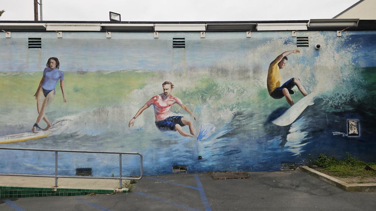 International Surfing Museum Mural
