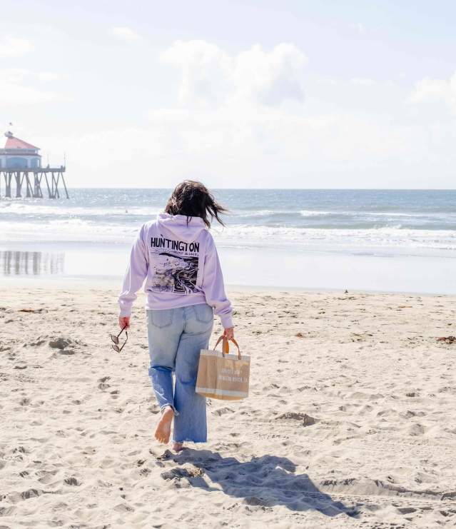 Lavender Surf Zone hoodie