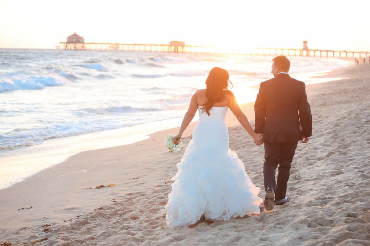 Beach Wedding in Huntington Beach