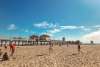 Volleyball Courts on the Northside of the Huntington Beach Pier at City Beach