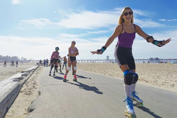 Roller Skating Bike Path