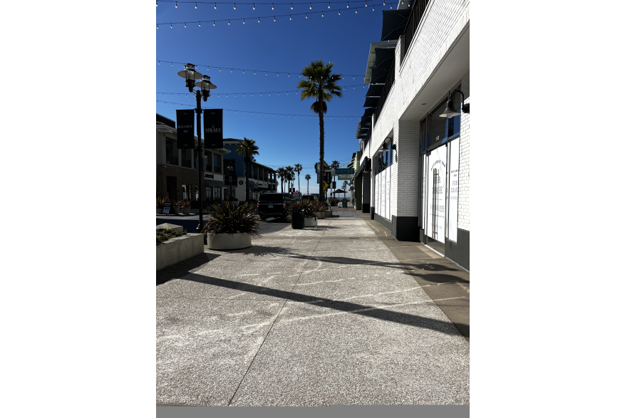 5th Street View from Walnut Ave Pier Background