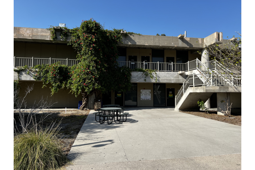 Backside of the Learning Resources Center Annex