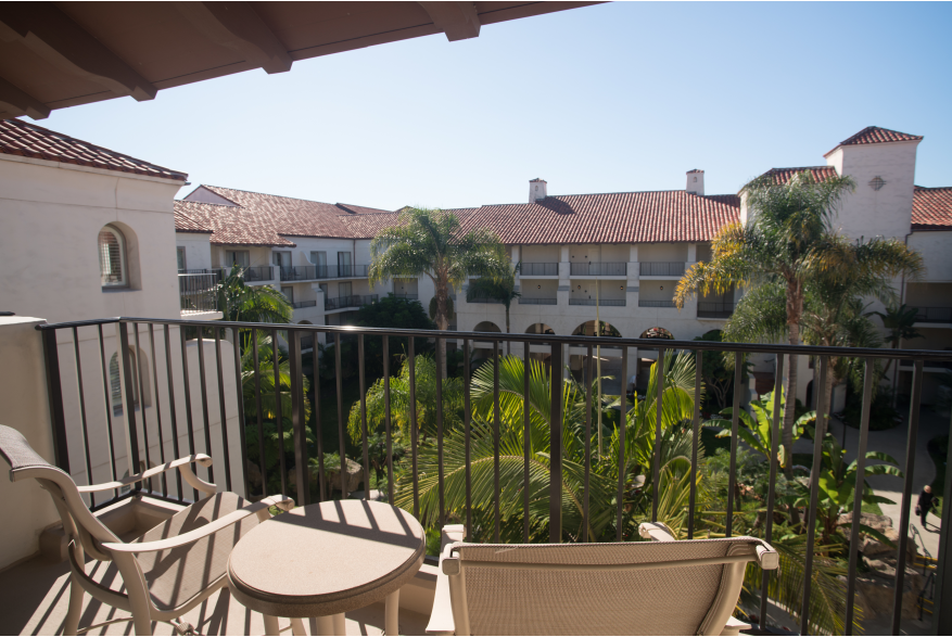 Hyatt Room Balcony View