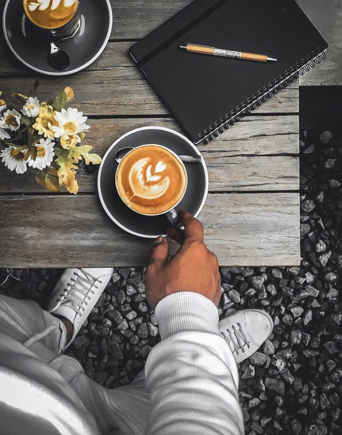 The Blue Flame Coffee Shop in Huntington Beach
